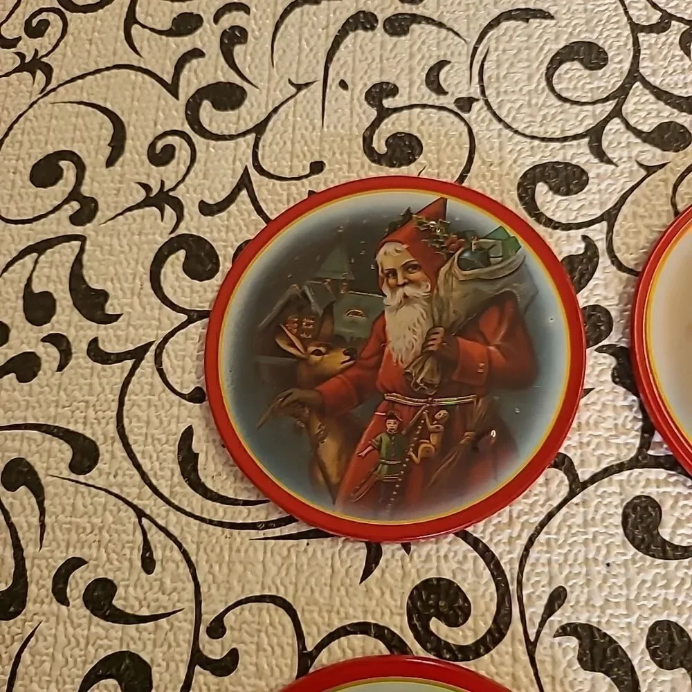 Vintage Tin Christmas CoastCoasters